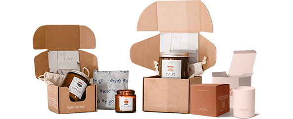 Stylish Custom Candle Packaging Boxes